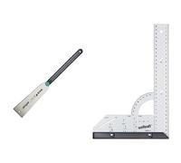 wolfcraft 6951000 - Scie Japonaise - Longueur de 570 mm - Pour Bois, Plastique et Stratifiés & 5205000 Equerre Multifonction en Acier - Longueur 300 mm