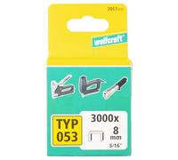 wolfcraft 7017000 (L) Agrafes type large 053 PACK 3000 Argent