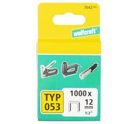wolfcraft 7042000 Agrafes larges acier trempé Type 053 12 mm Lot de 1000