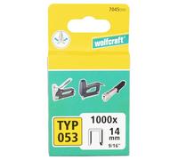 Wolfcraft Agrafes larges 7045000 Type 053 14 mm Lot de 1000