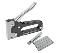 wolfcraft 7090000 Lot Agrafeuse Manuelle Tacocraft 6 avec 1000 Agrafes 8 mm type 053, Boitier Métallique