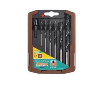 wolfcraft 7107000 Coffret M-6 Forets pour bois CV avec Fraisoir