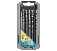 wolfcraft 7112000 Coffret S-6 Forets pour béton CT ø 3-10