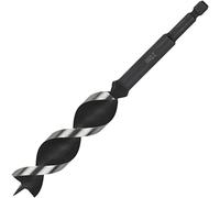 wolfcraft 7134000 Foret pour Bois Épais « Speedwinder », Noir