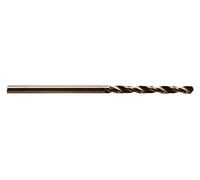 wolfcraft 7443010 1 Foret à Métaux, Hss.co, Ø 2 Mm, Longueur de Spirale 24 Mm, Longueur Totale 49 Mm, Angle de Pointe 118°, Din 338, Rectifiéavec Précision, Ø de L'hélice à Réduction Progressive