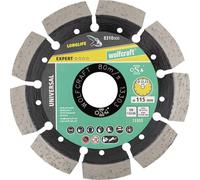 Wolfcraft 8310000 Disque à tronçonner diamanté 115 mm 1 pc(s) Béton, Brique réfractaire, Pierre naturelle, pierre ponce, Brique