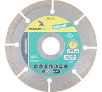 Wolfcraft 8317000 Disque à tronçonner diamanté 115 mm 1 pc(s) pierre ponce, Pierre