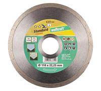 wolfcraft 8381000 - Disque Diamant à Tronçonner Standard Ceramic - Diamètre 110 mm - Hauteur de Segment 5 mm - Alésage 22,2 mm