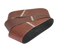 Jeu de 5 bandes abrasives WOLFCRAFT 8417000 75 x 533 mm Grains 40 80 120