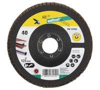 wolfcraft 8425000 Disque lamelle meuleuse Grain 40 Diamètre 125 x 22 mm