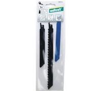 Wolfcraft Lames de scie sabre 8437000 Universelles HCS/HSS/HAS Lot de 3 Bois tendre/Métal/Arbres