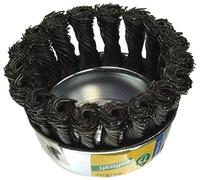 wolfcraft 8476000 Brosse métal torsadé soucoupe Diamètre75mm en vrac argent