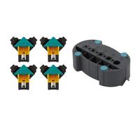 wolfcraft 8626000 - Kit projet "Serrage à Angle Droit" - 4 Presses d’Angles ES 22 & 4685000 - Guide de Perçage Mobile Accumobil - Pour Forets de Diamètre 4, 5, 6, 8, 10 mm