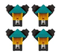 wolfcraft 8626000 - Kit projet "Serrage à Angle Droit" - 4 Presses d’Angles ES 22 - Accessoire d’Immobilisation - Idéal pendant le Vissage ou l’Encollage à 90°