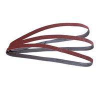 Wolfcraft Bandes abrasives P80 - x3