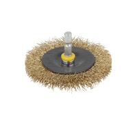 Wolfcraft Brosse circulaire laiton 2110000 – 75×10 mm – tige 1/4 (6,3 mm) – 1 pièce