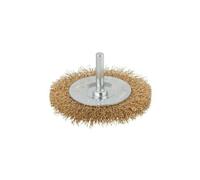 WOLFCRAFT Brosse laiton circulaire T6 - Diametre: 75 x 7 mm