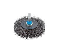 wolfcraft Brosse Métallique Circulaire 75 mm x 20 mm, Fil d'Acier