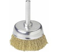 Wolfcraft Brosse soucoupe laiton diamètre 50mm Wolfcraft Diam. tige 1/4 pouce (6,3 mm) 2112000 1 pc(s)
