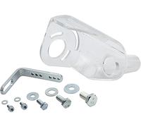 wolfcraft Capot d'Aspiration pour Meuleuse d'Angle 115 et 125 mm | Carter de protection transparent en plastique resistant aux chocs, raccord universel pour aspirateur. 4399000