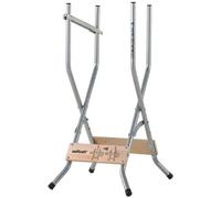 Wolfcraft Chevalet à bûches SB 60 - Gris/Beige