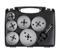 wolfcraft Coffret de 6 Scies Cloches BIM Multimatériaux Ø 40-86 mm