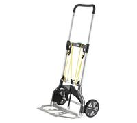 wolfcraft Diable Pliant TS 850 - Système de Transport, Charge Max. 100 kg | Chariot de manutention universel idéal pour escaliers avec poignée réglable et grandes roues profilées. 5501000