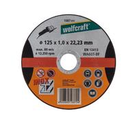 Wolfcraft Disque de coupe pour métal - 125 mm