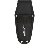 wolfcraft Étui à Couteau de Poche - Holster de Ceinture Robuste en Noir | Support renforcé anti-perforation avec rivets solides pour le travail, dimensions 50x110x220 mm, art. 4281000