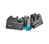 Wolfcraft Boîte à onglets 6948000 – Fausse équerre pour plinthes 70 mm – Angles 85°–180°