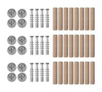 Wolfcraft Ferrures Excentriques pour Meubles - Kit Assemblage Vissé