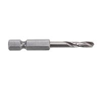 Wolfcraft 7257000 1 Foret à Métaux Hss Ø 3 Mm Longueur de Spirale 16 Mm Longueur Totale 47 Mm Angle de Pointe 118° Din 338 Rectifié avec Précision Ø de L'hélice à Réduction Progressive G