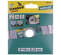 wolfcraft GmbH 1 disque diamant à tronçonner Standard Ceramic