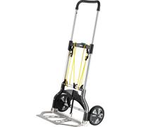 Wolfcraft GmbH TS 850, aluminium, plastique, Diable, aluminium, noir, jaune, 100 kg, 2 roues/roues, plastique