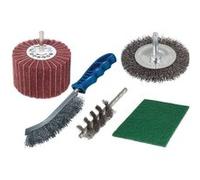 wolfcraft Jeu de brosse métallique 5 pièces 5641000 G