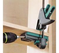 wolfcraft 4642100 - Coffret Undercover Jig TX 20 - Assemblage par vissage invisible Assemblages en angle, en T et à plat - 55 pièces