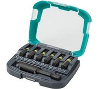 Wolfcraft Coffret vissage 2969000 – 6 embouts Impact 25 mm Torx 15-20/20-25/25-30 + porte 60 mm vert