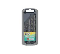 wolfcraft 7123000 Coffret de 5 Forets Ct Gris ø 4 - 10 mm