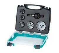 wolfcraft Set de 6 scies cloches Electricity and Sanitary 3498000