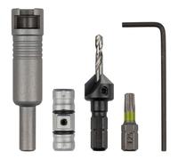 wolfcraft Kit de démarrage pour embout à bascule 5 pcs