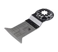 wolfcraft Lame de scie plongeante « Expert » HCS, empreinte STARLOCK, bois, plastique, plaques de plâtre 50mm I 4257000 I Pour des coupes droites et longues dans le bois