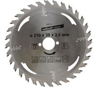 Wolfcraft Lame de scie Wolfcraft - coupes longitudinales ø210x30 Z32 6481000