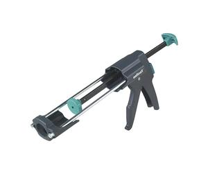 Wolfcraft MG 600 - Pistolet à Cartouche 310 ml pour Mastics et Silicone | Presse à extrusion robuste en acier pour colles et bitume avec pression de 280 kg et stop-goutte manuel, 4356000