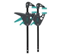 Wolfcraft Mini Serre-Joints à une Main - Saillie 40 mm, 2 pièces