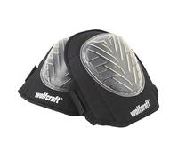 wolfcraft Paire de Genouillères Confort avec Coussinets en Gel Élastique | Protection niveau 1 pour sols fragiles, conforme EN 14404, plastique souple transparent. Réf. 4972000
