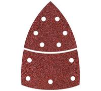 Wolfcraft Patins abrasifs auto-agrippants perf., corindon grain 60