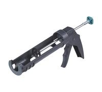 Wolfcraft Pistolet à Silicone MG 100 - Pistolet à Cartouche de 310ml | Pistolet à mastic solide avec fonction stop-goutte et pression 130 kg pour silicone et acrylique. 4351000