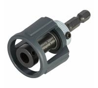 wolfcraft 1539000 Porte Embout avec Butée de Profondeur, Dimension 60 mm, avec Aimant et Vis de Fixation