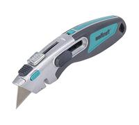wolfcraft Profi Cutter avec 3 Lames Trapèzes, Couteau Universel Robuste
