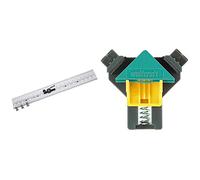 Wolfcraft Règle de guidage 5/6/8/10 mm, 4650000 & 3051000 2 Presses D'angles Es22 Pour Planches de 10 à 22 mm D'épaisseur Multicolore